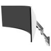 Ergotron  HX Single Ultrawide Monitor Arm with HD Pivot, VESA Wall Mount  for 1000R Curved Monitors Up to 49 Inches, 28 to 42 lbs  HD Pivot, Polished Aluminum view 1