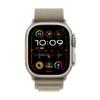 Apple Watch Ultra 2 [GPS + Cellular, 49mm] Titanium Case with Olive Alpine Loop, Medium (Renewed) view 2