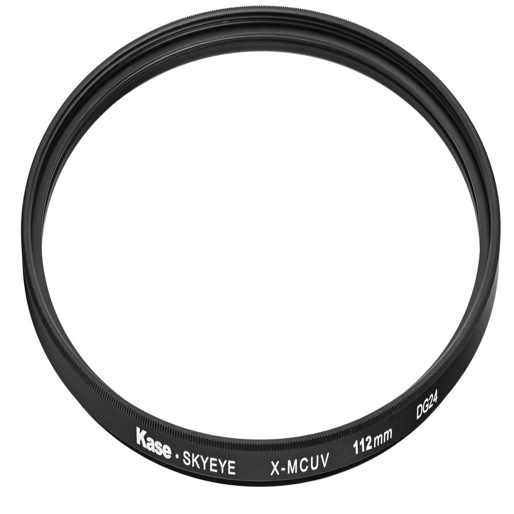 KASE Skyeye 112mm Tele MCUV Shock Proof Tempered Optical Glass Screw-in Filter Anti-Ghosting Anti-Flare Low Reflection Optical Glass Ideal for Telephoto Lenses