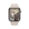Apple Watch Series 9 [GPS + Cellular 45mm] Starlight Aluminum Case with Starlight Sport Band M/L (Renewed) view 2