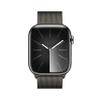 Apple Watch Series 9 [GPS + Cellular, 45mm] - Graphite Stainless Steel Case with Milanese Loop, One Size Band (Renewed) view 2