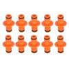 Glomora Garden Hose Connector 10Pcs, 2 Way Plastic Water Splitter, Durable Hose Adapter for Irrigation & Watering, Lawn, Greenhouse view 1