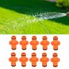 Glomora Garden Hose Connector 10Pcs, 2 Way Plastic Water Splitter, Durable Hose Adapter for Irrigation & Watering, Lawn, Greenhouse view 2