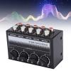 Glomora 4 - Channel Mini Mixer, Passive Studio Audio Console for Low - Noise Recording, Ideal for Small Bars & Clubs view 2