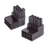 NFHK 2pcs/lot ATX 8P Male to Female 90 Degree Up Down Angled Power Header Adapter for GPU Graphics Card view 1