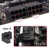 NFHK 2pcs/lot ATX 8P Male to Female 90 Degree Up Down Angled Power Header Adapter for GPU Graphics Card view 3