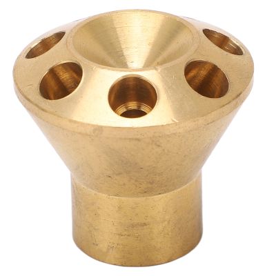 Glomora Brass Refrigerant Distributor, 8 Hole 5/8 x 1/4 Inch, Efficient Copper Joint Splitter for Air Conditioner Units
