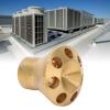 Glomora Brass Refrigerant Distributor, 8 Hole 5/8 x 1/4 Inch, Efficient Copper Joint Splitter for Air Conditioner Units view 2