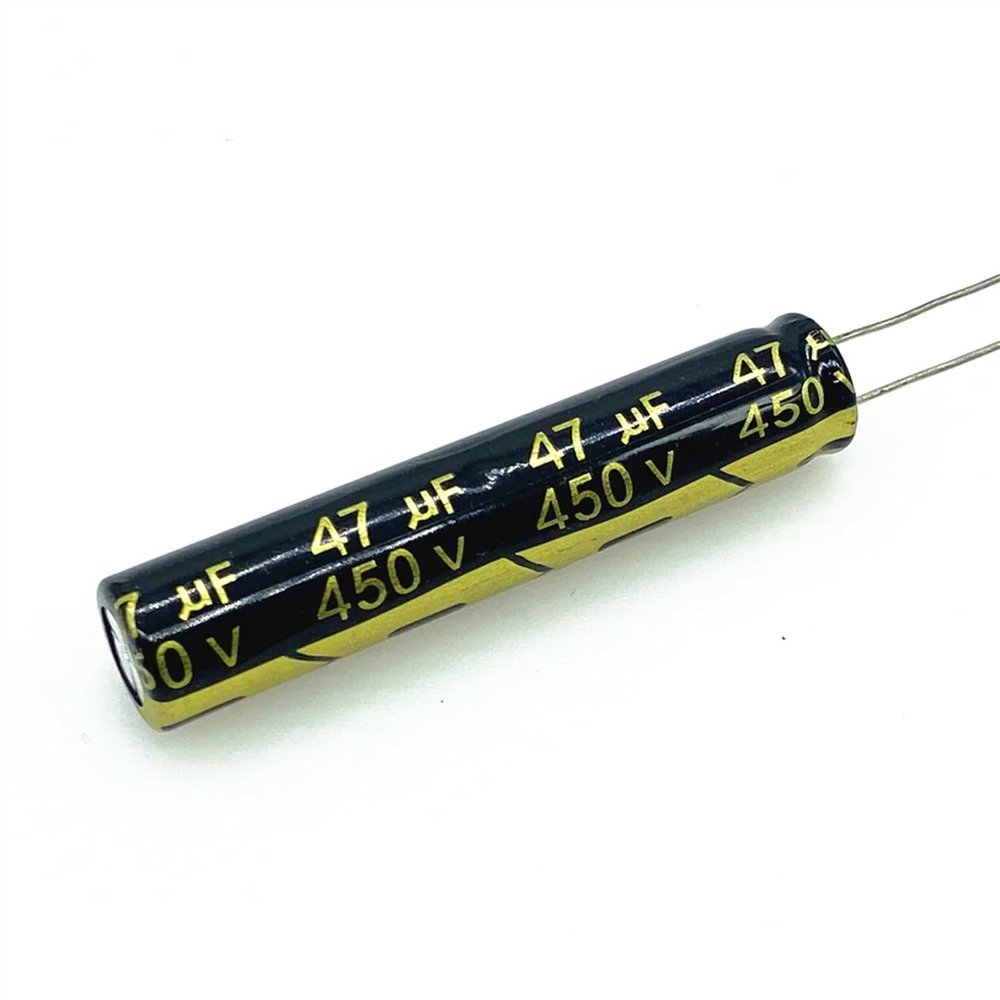 10pcs/lot 47UF 450v 47UF Aluminum electrolytic Capacitor Size 13 * 50 20%