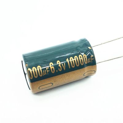 2pcs/lot 6.3v 10000UF 16 * 25 Low ESR/Impedance high Frequency Aluminum electrolytic Capacitor 10000UF 6.3v 16 * 25 20%