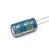 500pcs/lot high Frequency Low impedance 50V 47UF Aluminum electrolytic Capacitor Size 6 * 12 47UF 50V 20% view 1