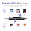 3in1 USB C 3.0 SD Micro SD 2.0 Card Reader+10 Slots Micro SD Card Reader view 3