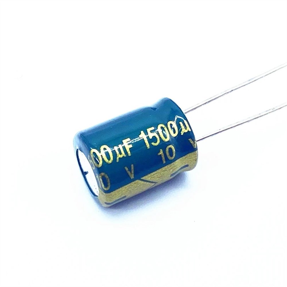 10pcs/lot 10v 1500UF Low ESR/Impedance high Frequency Aluminum electrolytic Capacitor Size 10X13 1500UF 10V 20%