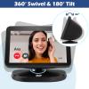 LeeQinersw Show 8 3rd Gen Compatible Adjustable Stand - Swivel & Tilt Non-Slip Base, Black view 3
