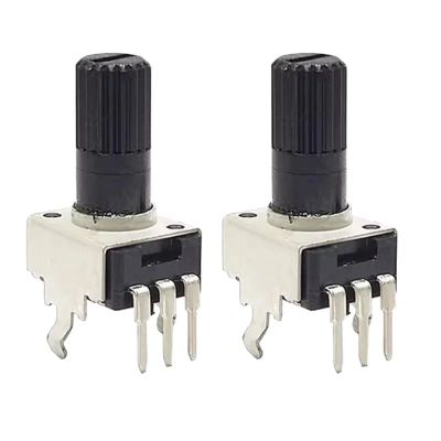 10Pcs RV09 Vertical 12.5mm Shaft 1K 2K 5K 10K 20K 50K 100K 0932 9 Type 3pin Seal PotentiometerAdjustable Resistor (Size : 2K Ohm)