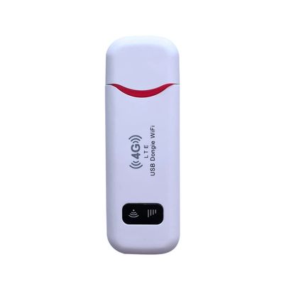 Hubceuo 4G LTE Wireless USB Dongle Mobile Hotspot 150Mbps Modem Stick Sim Card Mobile Broadband Mini 4G Router for Car Office, White, 500315948