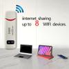 Hubceuo 4G LTE Wireless USB Dongle Mobile Hotspot 150Mbps Modem Stick Sim Card Mobile Broadband Mini 4G Router for Car Office, White, 500315948 view 4