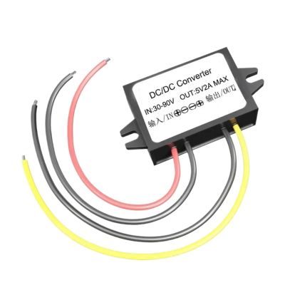 48v Converter 12V 24V 36V 48V 60V 72V to 5V 1A-3A DC DC Step Down Car Power Supply Buck Converter 11-90V to 5V for Tablet Camera (Color : 11V-90V, Size : 5V 2A)