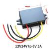 DC-DC 9V 12V 24V 36V to 6V 4A-10A Buck Power Converter Step Down Power Supply Waterproof (Color : 12V24V to 6V 4A, Size : 12V24V_6V 5A) view 2