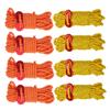 Happyyami Tent Tarp Ropes 8pcs Camping Supplies Reflective Canopy Rope Windproof view 1