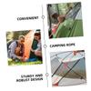 Happyyami Tent Tarp Ropes 8pcs Camping Supplies Reflective Canopy Rope Windproof view 3