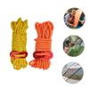 Happyyami Tent Tarp Ropes 8pcs Camping Supplies Reflective Canopy Rope Windproof view 4
