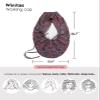 Winitas Extra Large Satin Lined Work Caps for Women with Long Ponytail Hair view 4
