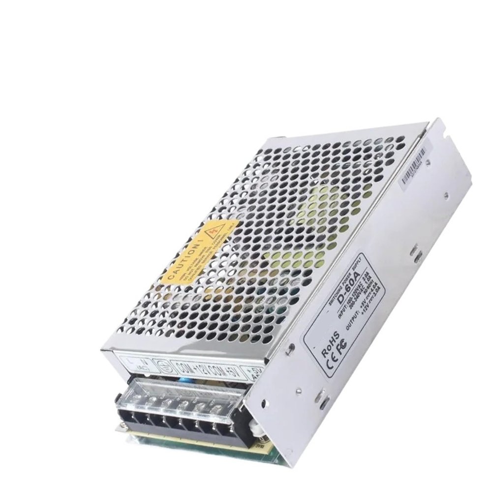 1PCS 60W Dual Output Switching Power Supply 5V 10V 12V 15V 24V D-60A 60B D-60C +5v -5v +12V -12V +15V -15V +24v -24v AC DC Converter (Size : D-60F10 10V -10V3A, Color : 60W)