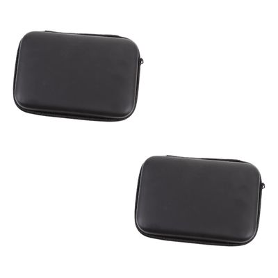 Abaodam 2pcs Hard Case for Traveling Accessories Recorder Carrying Case Zipper Travel Pouch Electronics Organizer Voice Activated Storage Box