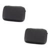 Abaodam 2pcs Hard Case for Traveling Accessories Recorder Carrying Case Zipper Travel Pouch Electronics Organizer Voice Activated Storage Box view 1