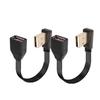 STUPDOLERI 90 Degree USB Extension Cable - USB Male to Female Data Cable, 10CM view 1