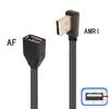 STUPDOLERI 90 Degree USB Extension Cable - USB Male to Female Data Cable, 10CM view 2