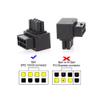 cablecc 2pcs/lot 90 Degree Up Down Angled ATX 8P EPS Male to Female Power Header Adapter for CPU 12V view 3