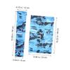 HANABASS 1set Cooling Arm Sleeves and Face Scarf for Sun Lightweight and Breathable for Outdoor Sports Hiking and Cycling Activities view 2