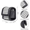 HIYQIN Adorable Storage Case Compatible with Fujifilm Instax Pal, Instax Pal Mini Case with Wrist Band - Plaid Black view 3