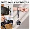 HIYQIN Adorable Storage Case Compatible with Fujifilm Instax Pal, Instax Pal Mini Case with Wrist Band - Plaid Black view 4