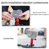 NovelGoal Aluminum Alloy Super Clamp Bike Bicycle Clip for Action Camera Metal Bike Bicycle Motorcycle Handlebar Mount Holder Clamp (Red) view 3