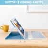LAMA Keyboard Case for iPad 9.7 inch 2018 (6th Gen)/ 2017 (5th Gen)/2016 iPad Pro/Air 2/1, Thin - Detachable - Wireless Keyboard Cover with Pencil Holder for iPad 9.7 inch, Auto Sleep/Wake, Blue view 3