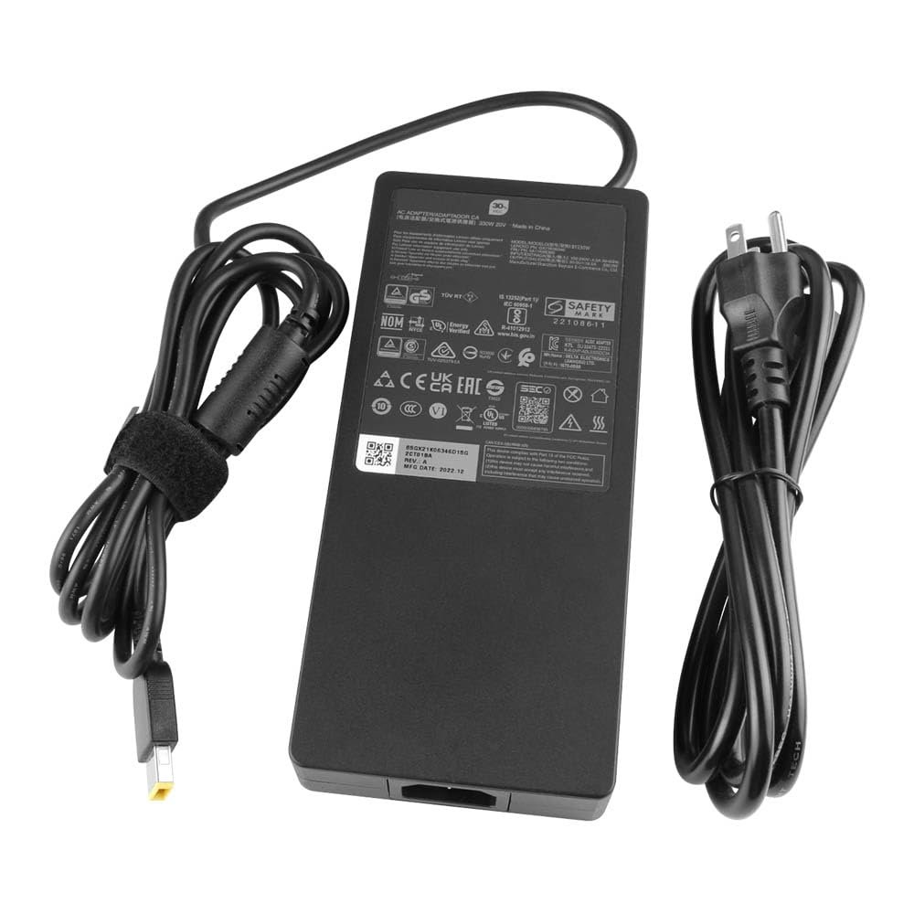 20V 16.5A 330W GaN Charger Adapter for Lenovo ADP-330EB BA ADL330SDC3A GX21K06346 5A11K06360 PK10001BY00 Legion 5 5i 5P 7 7i pro 15 16 17 C7 S7 Y540 Y545 Y730 Y740 Legion R9000P R9000K Y9000K Y9000X