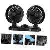 HOMSFOU Usb Electric Fan for Vehicles Adjustable Double Head Cooling Fan for Cars Trucks Suvs and Rvs Compact Lightweight Low Noise Design view 2