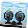 HOMSFOU Usb Electric Fan for Vehicles Adjustable Double Head Cooling Fan for Cars Trucks Suvs and Rvs Compact Lightweight Low Noise Design view 3
