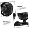 HOMSFOU Usb Electric Fan for Vehicles Adjustable Double Head Cooling Fan for Cars Trucks Suvs and Rvs Compact Lightweight Low Noise Design view 4