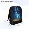 OUSIKA Sky Full of Stars Backpack Casual Travel Daypack Lightweight Laptop Bags Laptop Backpacks For Women Men, Black view 4