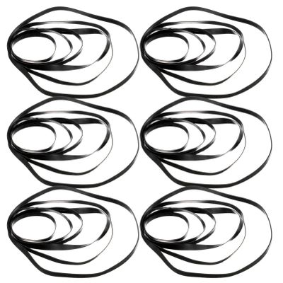 HOMSFOU 50pcs Cassette Belts Square Cassette Drive Belts Replacement for and Recorder