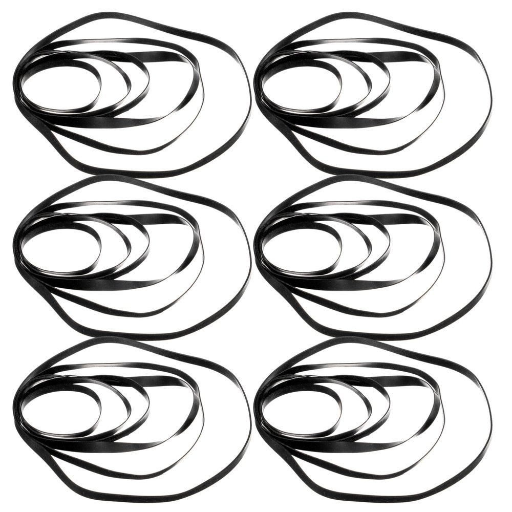 HOMSFOU 50pcs Cassette Belts Square Cassette Drive Belts Replacement for and Recorder