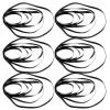 HOMSFOU 50pcs Cassette Belts Square Cassette Drive Belts Replacement for and Recorder view 1