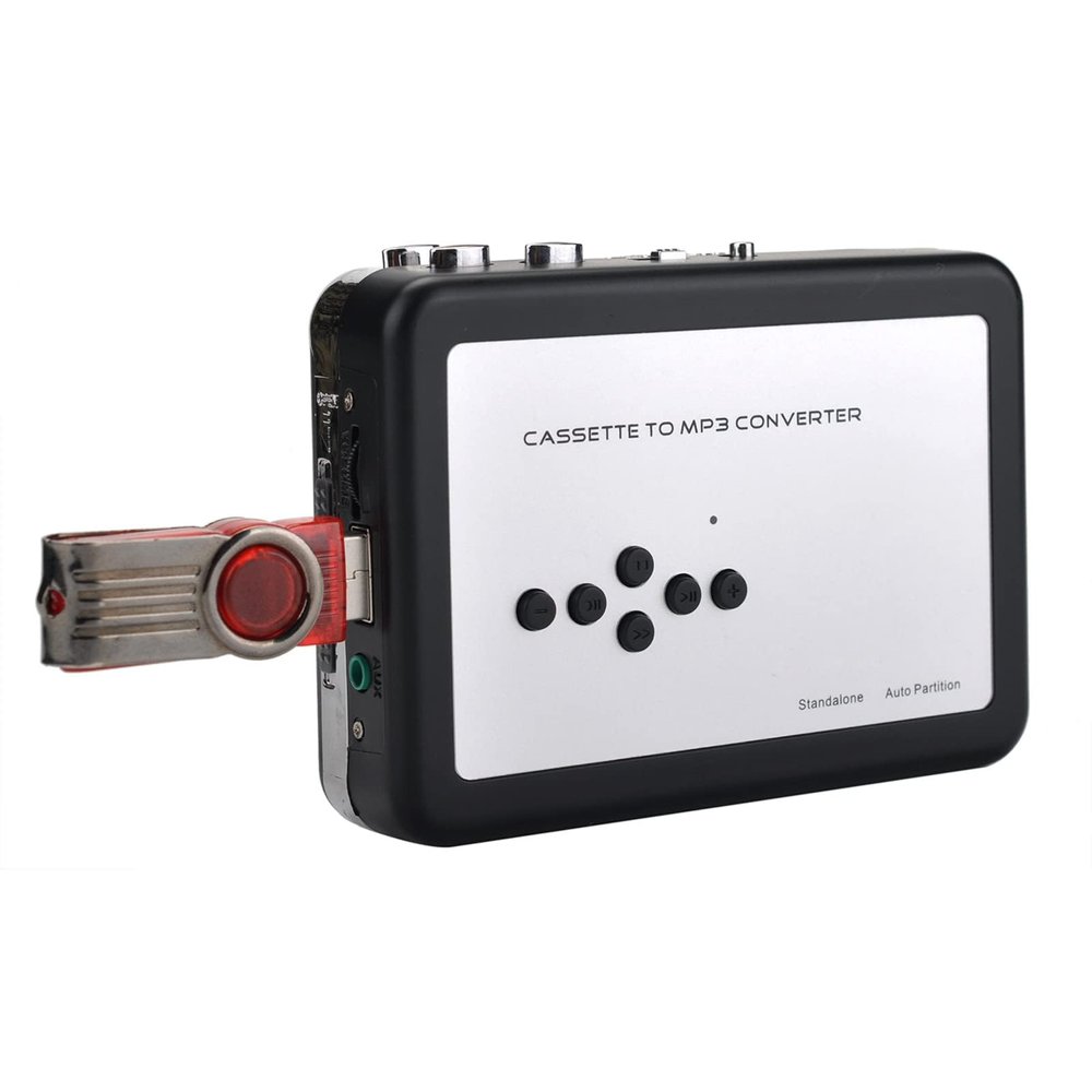 COYEUX Portable Cassette Player, Cassette Player USB Cassette to MP3 Converter, USB Cassette Capture,Save to USB Flash Drive Directly,No Need Computer