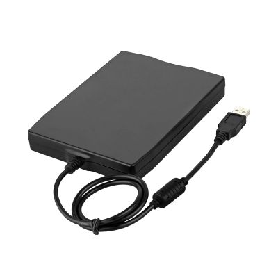 Flylin Floppy Disk Reader, 3.5 inch USB External Floppy Drive for PC/Laptop and Desktop, 1.44 MB FDD Portable USB Port Powered Drive for Window 98SE/ME/2000/XP/VISTA/Win7, Not Compatible with Mac
