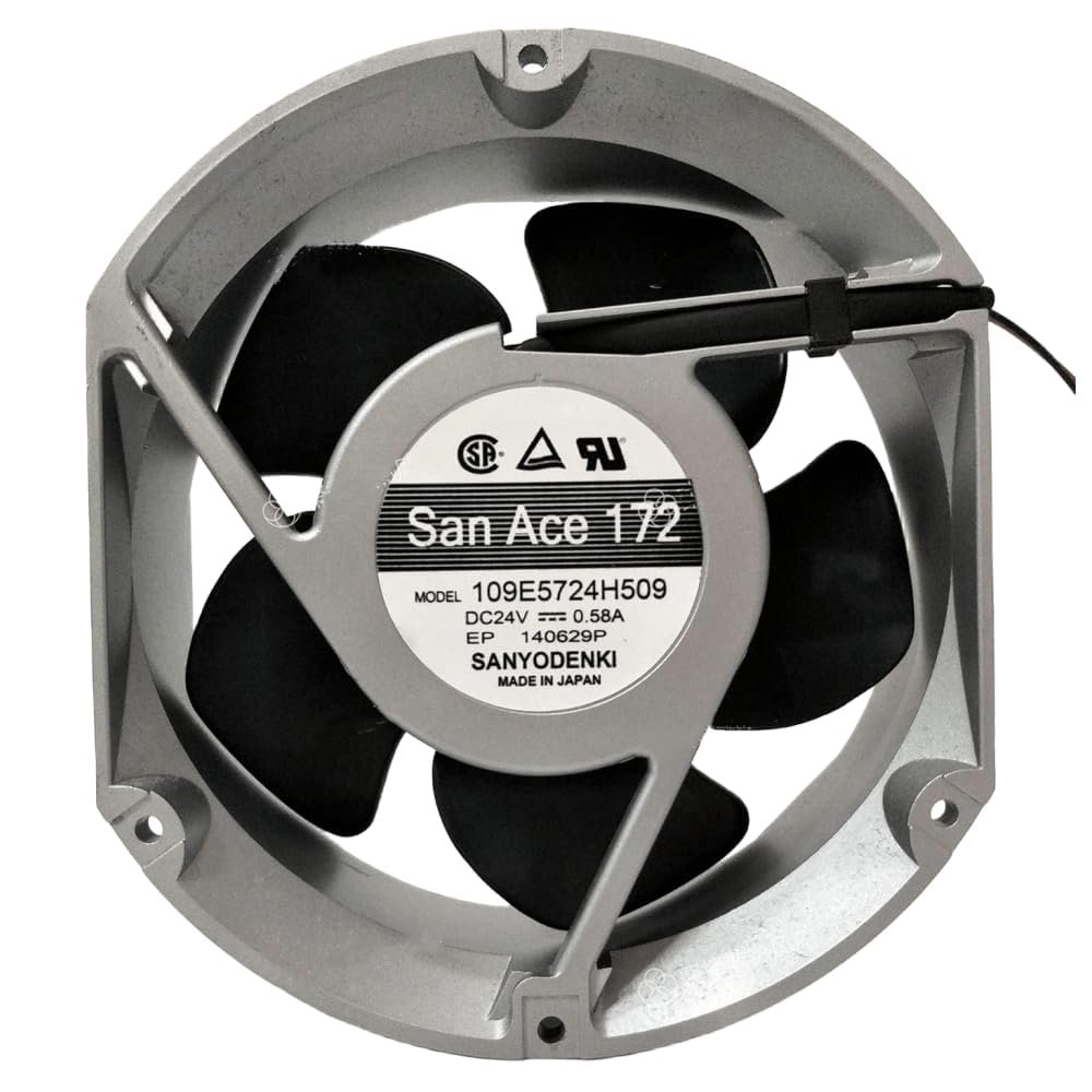109E5724H509 24V 0.58A 172MM Fan - 13.9W 17251 55DB 2-Wire Cooling Fan