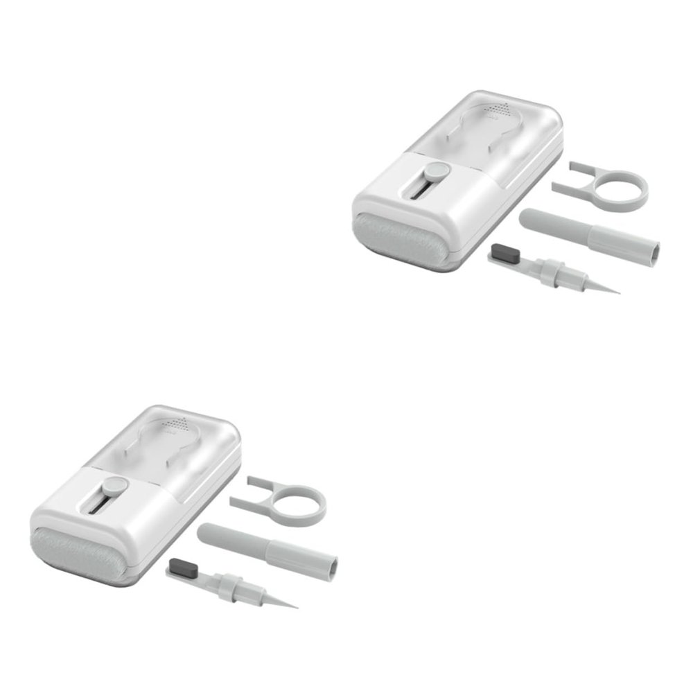 Toyvian 2sets Multipurpose Headphone Cleaning Kit Softening Brush Compatible Headsets Mobile Phones Computers and More for Electronics Cleaning
